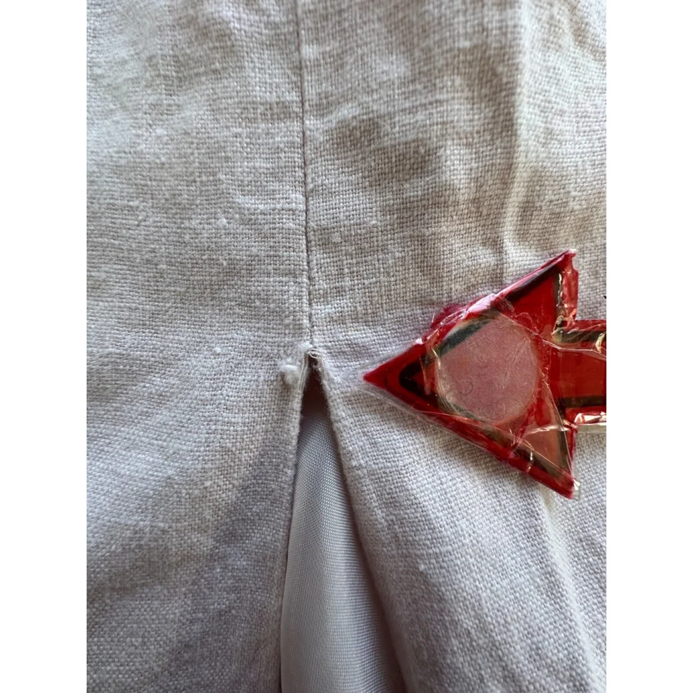 Positive Attitude Linen blend‎ dress lined size 22 Petite Plus